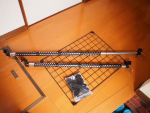 カヤックのパドルホルダーの材料