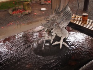 修禅寺　お清め水