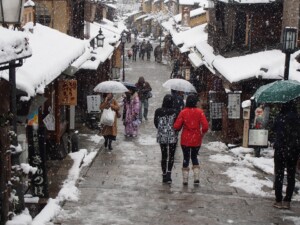 二年坂 雪景色 二年坂 雪景色