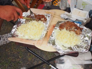 何故か2日目の昼にステーキが、、